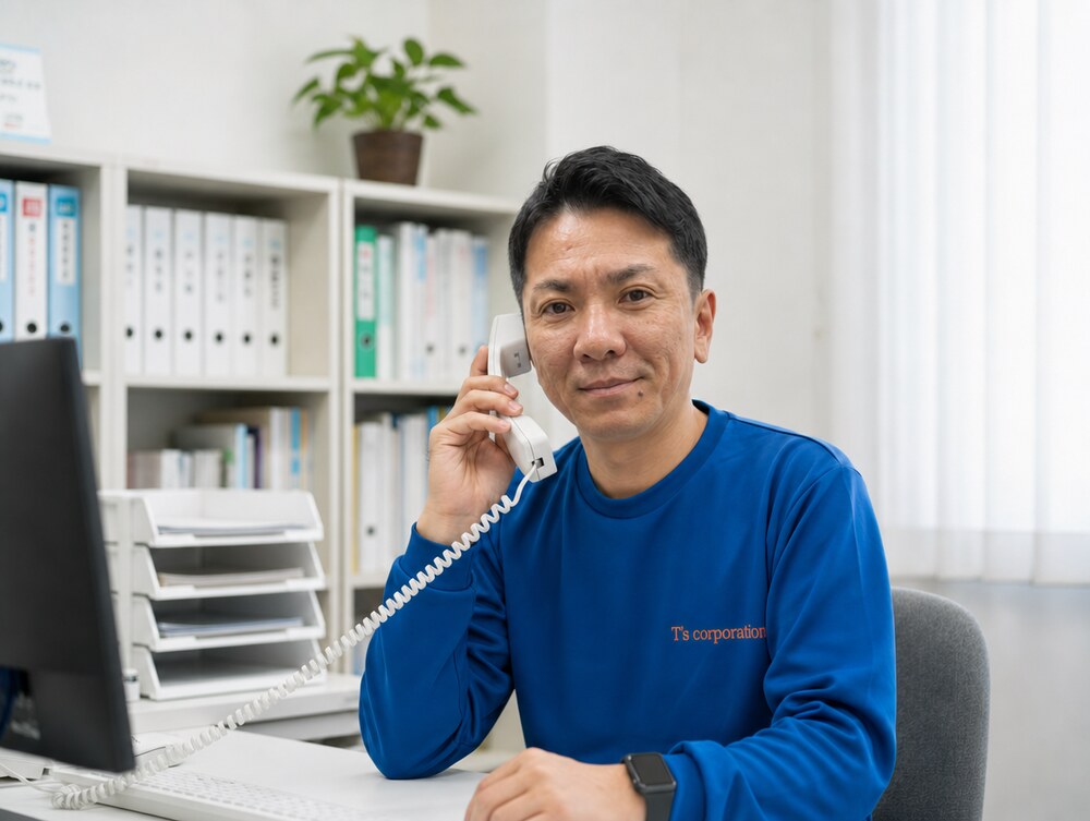 電話・フォームでお問い合わせを受けるスタッフ