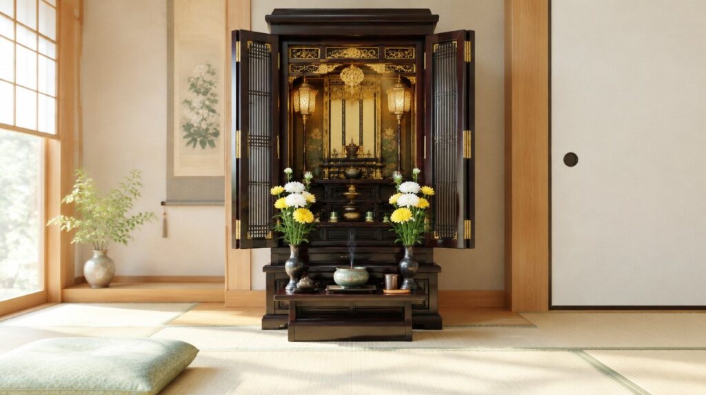 清潔な和室に置かれたお仏壇